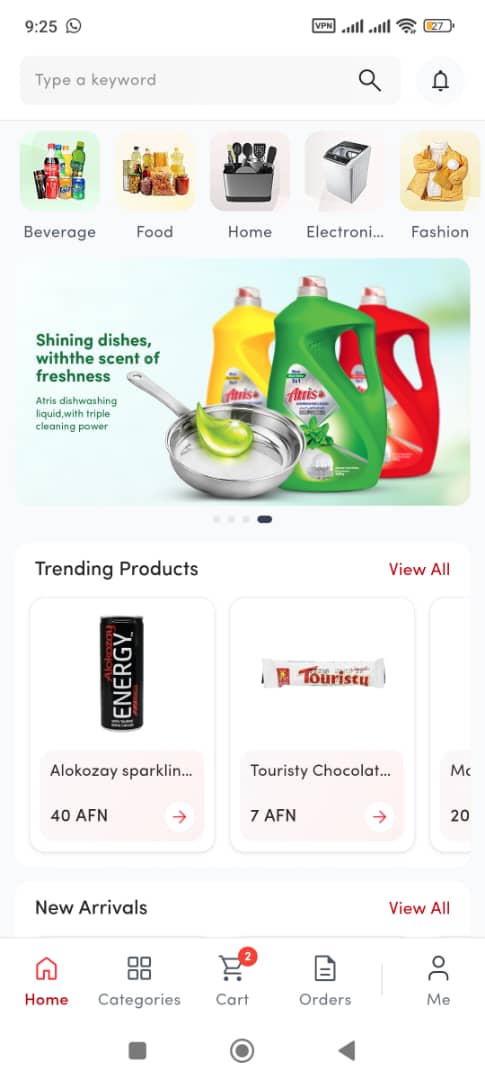 Dara Shopping App