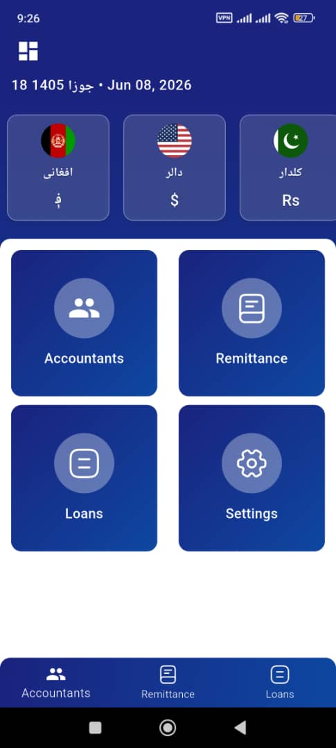 Saraf Mini Financial App